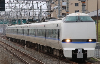 JR西日本 クロ683形 サンダーバード(特急) クロ683-4509 鉄道フォト・写真 by たごさくさん 桂川駅 (京都府)：2023年04月08日10時ごろ