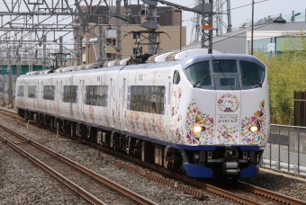 JR西日本 クロ280形 はるか(特急) クロ280-6 鉄道フォト・写真 by たごさくさん 桂川駅 (京都府)：2023年04月08日10時ごろ