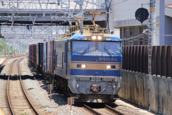 JR貨物 EF510形 EF510-514 鉄道フォト・写真 by たごさくさん 島本駅：2023年06月17日11時ごろ