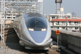 JR西日本 500系新幹線電車 521形(Mc) のぞみ(新幹線) 521-1 鉄道フォト・写真 by たごさくさん 新横浜駅 (JR)：2010年02月14日12時ごろ