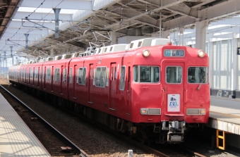 名古屋鉄道 名鉄モ6200形 6203 鉄道フォト・写真 by たごさくさん 布袋駅：2024年06月24日09時ごろ