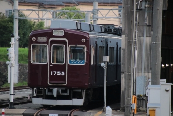 能勢電鉄1750形(Tc) 1755 鉄道フォト・写真 by たごさくさん 平野駅 (兵庫県)：2024年07月03日19時ごろ