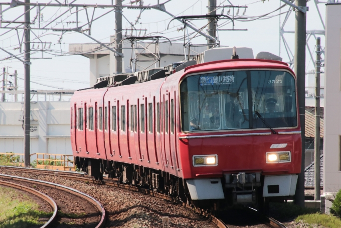 鉄道フォト・写真：名古屋鉄道 名鉄3500系電車 3527 丸ノ内駅 鉄道フォト・写真 by たごさくさん - 撮影日 2024/07/07 15:19