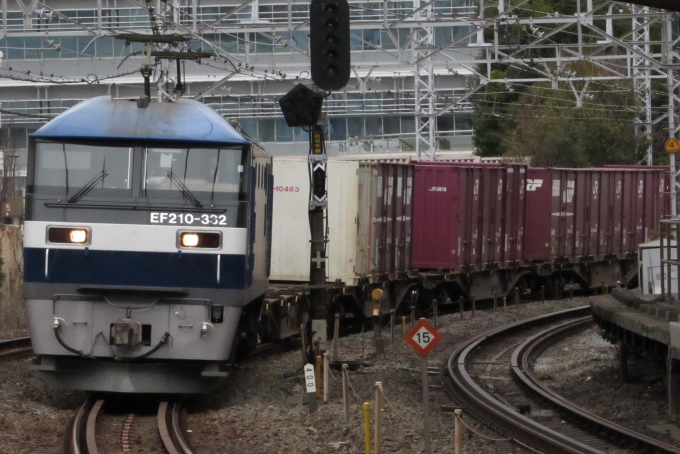 JR貨物 EF210形 - EF210-332 鉄道フォト・写真 by 北坂戸さん 藤沢駅 (JR)：2022年01月30日12時ごろ