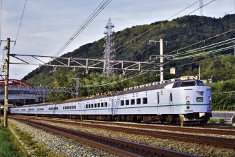 JR西日本 国鉄583系電車 きたぐに(急行) 鉄道フォト・写真 by トミーさん ：1996年04月25日07時ごろ