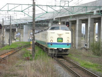 JR東日本 国鉄485系電車 くびき野(快速) 鉄道フォト・写真 by もふもふさん ：2014年04月19日17時ごろ