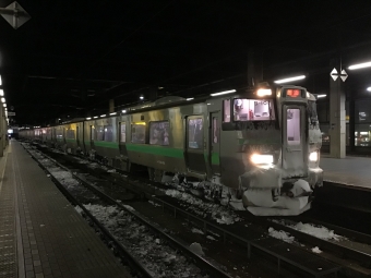 JR北海道 クハ733形 クハ733-101 鉄道フォト・写真 by もふもふさん 札幌駅：2020年02月08日19時ごろ