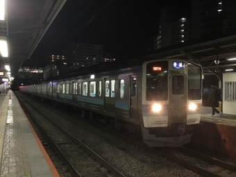 JR東日本 クハ210形 クハ210-2017 鉄道フォト・写真 by もふもふさん 高尾駅 (東京都|JR)：2022年02月27日22時ごろ