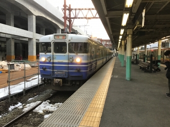 JR東日本 クハ115形 クハ115-1008 鉄道フォト・写真 by もふもふさん 新潟駅：2022年02月26日17時ごろ