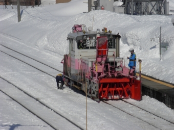 JR東日本 排雪モーターカー 鉄道フォト・写真 by もふもふさん 十日町駅 (JR)：2014年03月09日13時ごろ