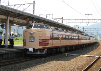 JR東海道北陸本線 485系 雷鳥(特急) 鉄道フォト・写真 by マーベルさん ：2008年08月13日09時ごろ