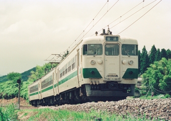 JR東日本 国鉄451・471・457系電車 鉄道フォト・写真 by こめさん 松川駅：1990年07月31日11時ごろ