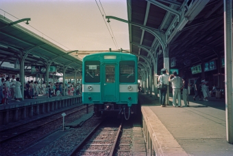 JR東海 国鉄119系電車 鉄道フォト・写真 by こめさん 豊橋駅 (JR)：1987年08月16日12時ごろ
