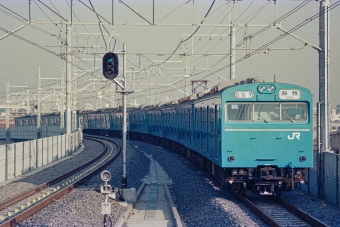 JR東日本 国鉄103系電車 鉄道フォト・写真 by こめさん 潮見駅：1990年03月11日07時ごろ