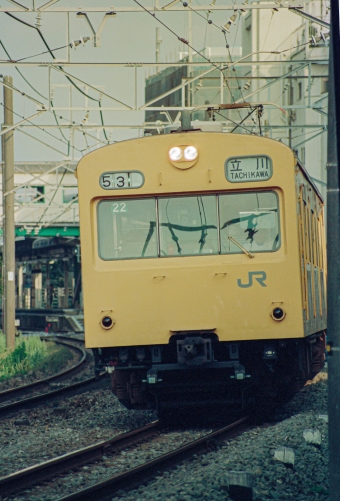 JR東日本 国鉄101系電車 鉄道フォト・写真 by こめさん 稲田堤駅：1990年07月20日16時ごろ