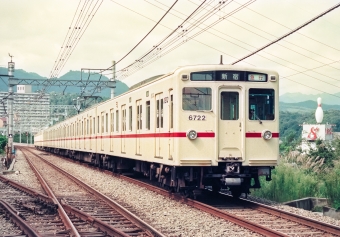 京王電鉄 京王6000系電車 6722 鉄道フォト・写真 by こめさん 狭間駅：1993年10月17日13時ごろ
