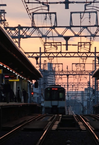 阪神電鉄 鉄道フォト・写真 by satoshikoさん 芦屋駅 (阪神)：2021年02月05日17時ごろ