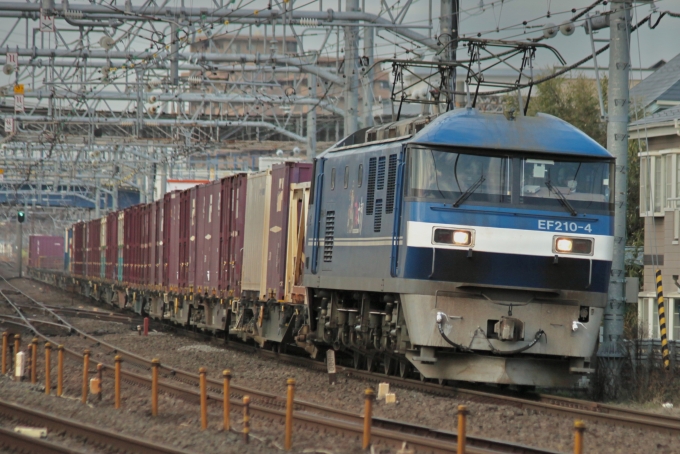 JR貨物 EF210形 EF210-4 鉄道フォト・写真 by YHMさん 大船駅 (JR)：2021年03月09日07時ごろ