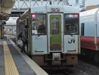 JR東日本 キハ100形 しもきた(快速) キハ100-203 鉄道フォト・写真 by J MAYさん 青森駅 (JR)：2020年10月26日16時ごろ