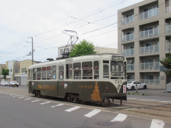 函館市企業局交通部 函館市電710形 723 鉄道フォト・写真 by TS鉄さん 千代台停留場：2024年06月30日13時ごろ