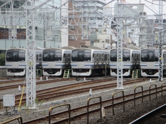 JR東日本E217系電車 鉄道フォト・写真 by Aץameさん 錦糸町駅 (JR)：2014年08月24日11時ごろ
