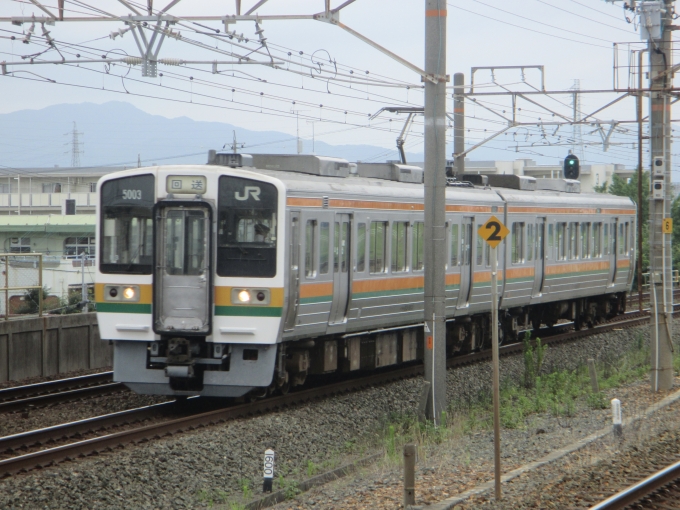 鉄道フォト・写真：JR東海 国鉄213系電車 クモハ213-5003 下地駅 鉄道フォト・写真 by Aץameさん - 撮影日 2020/07/24 15:28