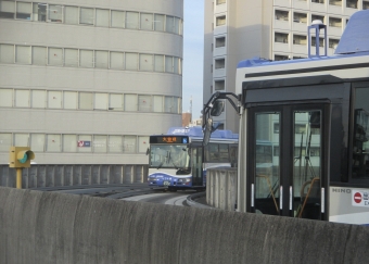 名古屋ガイドウェイバス GB-2110形 G-33 鉄道フォト・写真 by Aץameさん 大曽根駅 (ゆとりーとライン)：2022年02月09日16時ごろ