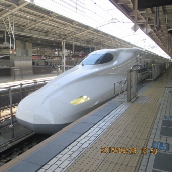 JR N700系新幹線電車 783形(Tc) 鉄道フォト・写真 by Aץameさん 新大阪駅 (JR)：2015年03月28日12時ごろ