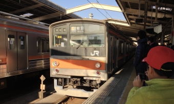 JR東日本 国鉄205系電車 鉄道フォト・写真 by Aץameさん ：2012年12月25日13時ごろ
