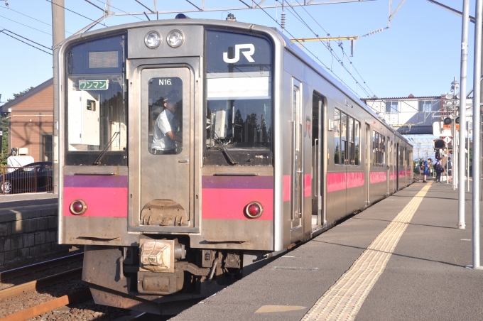 JR東日本 クモハ701形 クモハ701-16 鉄道フォト・写真 by Aץameさん 蟹田駅：2023年08月11日17時ごろ