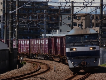 JR貨物 EF210形 EF210-124 鉄道フォト・写真 by 浜五井の撮影記録さん 八丁畷駅 (JR)：2021年08月19日11時ごろ