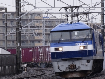 JR貨物 EF210形 EF210-13 鉄道フォト・写真 by 浜五井の撮影記録さん 八丁畷駅 (JR)：2021年12月14日11時ごろ