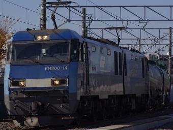 JR貨物 EH200形 EH200-14 鉄道フォト・写真 by 浜五井の撮影記録さん 八丁畷駅 (JR)：2021年12月15日12時ごろ