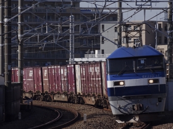 JR貨物 EF210形 EF210-11 鉄道フォト・写真 by 浜五井の撮影記録さん 八丁畷駅 (JR)：2021年12月15日12時ごろ