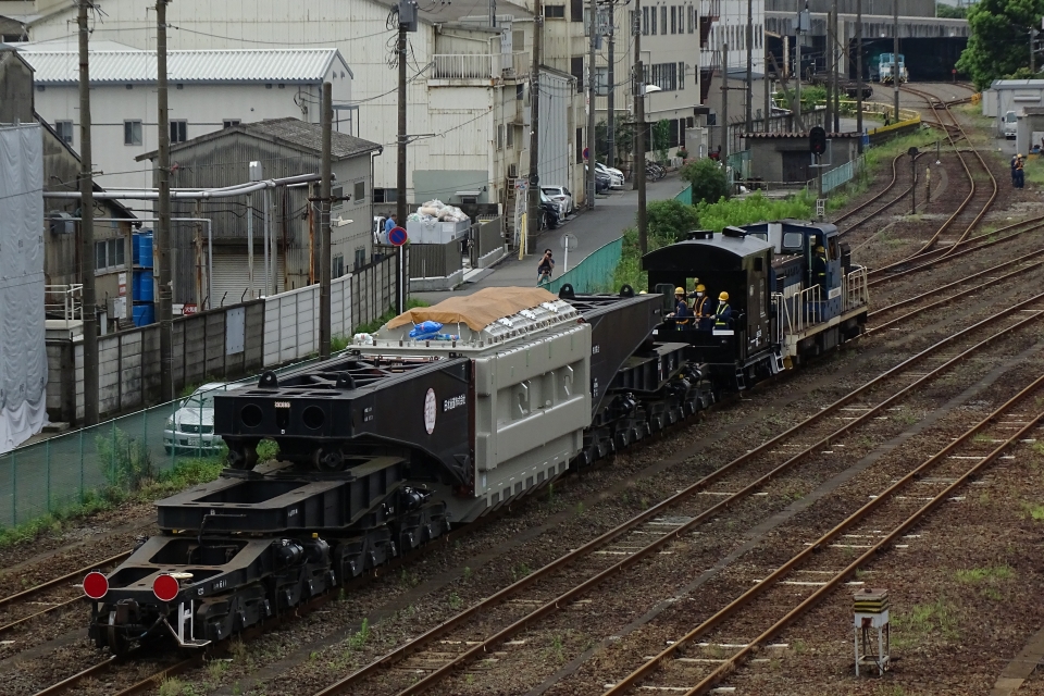 JR貨物 国鉄シキ610形貨車 シキ611B1 小島新田駅 鉄道フォト・写真(拡大) by 浜五井の撮影記録さん レイルラボ(RailLab)