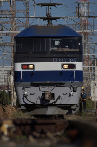 JR貨物 EF210形 EF210-346 鉄道フォト・写真 by 浜五井の撮影記録さん 安善駅：2022年11月03日13時ごろ