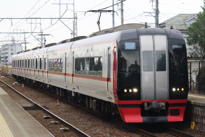 鉄道フォト・写真：名古屋鉄道 名鉄2200系電車 2201 宇頭駅 鉄道フォト・写真 by 神 宮 前さん - 撮影日 2022/11/20 14:47