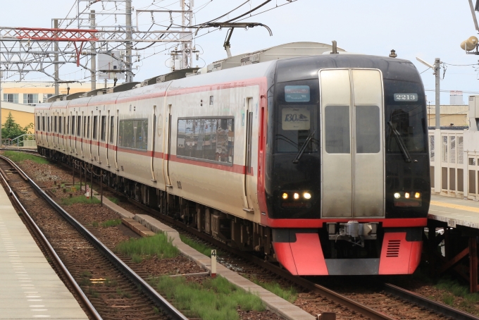 鉄道フォト・写真：名古屋鉄道 名鉄2200系電車 2213 東枇杷島駅 鉄道フォト・写真 by 神 宮 前さん - 撮影日 2024/06/26 12:30