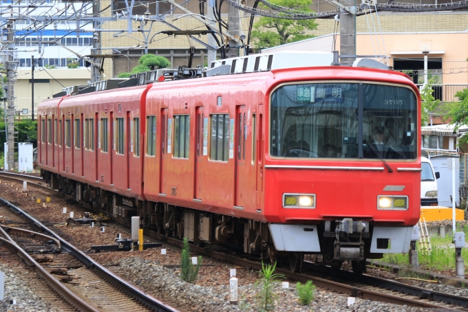 鉄道フォト・写真：名古屋鉄道 名鉄3500系電車 3705 神宮前駅 鉄道フォト・写真 by 神 宮 前さん - 撮影日 2024/06/27 14:44