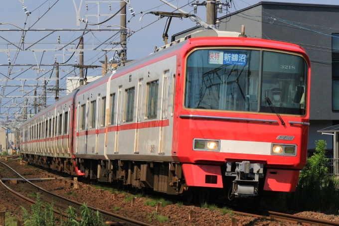 鉄道フォト・写真：名古屋鉄道 名鉄3500系電車 3218 柏森駅 鉄道フォト・写真 by 神 宮 前さん - 撮影日 2024/07/04 08:51