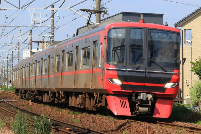 鉄道フォト・写真：名古屋鉄道 名鉄9500・9100系電車  9603 柏森駅 鉄道フォト・写真 by 神 宮 前さん - 撮影日 2024/07/04 08:57