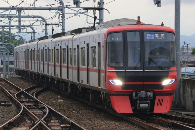 鉄道フォト・写真：名古屋鉄道 名鉄9500・9100系電車  9510 布袋駅 鉄道フォト・写真 by 神 宮 前さん - 撮影日 2024/07/11 08:27