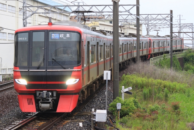 鉄道フォト・写真：名古屋鉄道 名鉄9500・9100系電車  9613 神宮前駅 鉄道フォト・写真 by 神 宮 前さん - 撮影日 2024/06/30 07:13