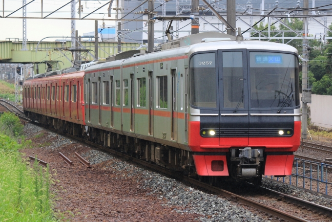 鉄道フォト・写真：名古屋鉄道 名鉄3300系電車(3代) 3257 神宮前駅 鉄道フォト・写真 by 神 宮 前さん - 撮影日 2024/07/11 12:08