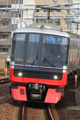 名古屋鉄道 名鉄モ3400形 3412 鉄道フォト・写真 by 神 宮 前さん 鳴海駅：2024年07月25日16時ごろ