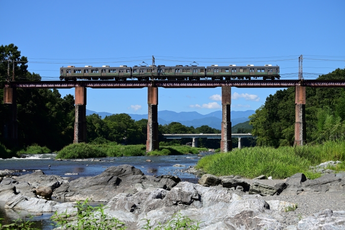 鉄道フォト・写真：秩父鉄道7500・7800系電車 7704 上長瀞駅 鉄道フォト・写真 by tanuさん - 撮影日 2024/08/12 09:19