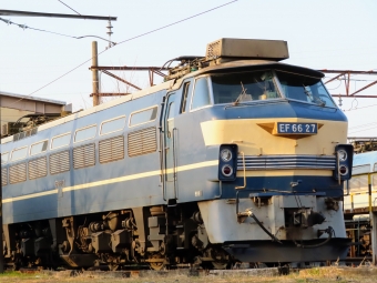 JR貨物 国鉄EF66形電気機関車 EF66 27 鉄道フォト・写真 by 207系さん 吹田駅 (JR)：2021年02月07日07時ごろ