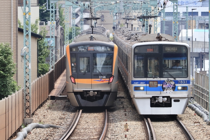 鉄道フォト・写真：北総鉄道 北総7300形電車  7831 北品川駅 鉄道フォト・写真 by yumaちゃんさん - 撮影日 2024/07/08 12:49