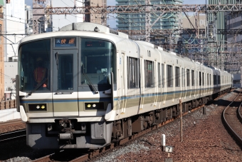 JR西日本 クハ221形 快速 クハ221-59 鉄道フォト・写真 by いもんこさん ：2021年12月13日11時ごろ