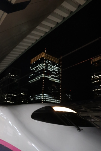 JR東日本 E224形(T2c) とき(新幹線) E224-1124 鉄道フォト・写真 by 蜜 柑さん 東京駅 (JR)：2022年02月03日20時ごろ